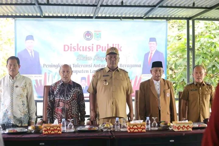 Plt Bupati Lampung tengah, I Komang Koheri Ajak Tokoh Lintas Agama Perkuat Toleransi antar umat Beragama.